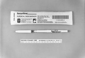 Marker Skin Surgical w/Ruler Fine Tip Securline® .. .  .  